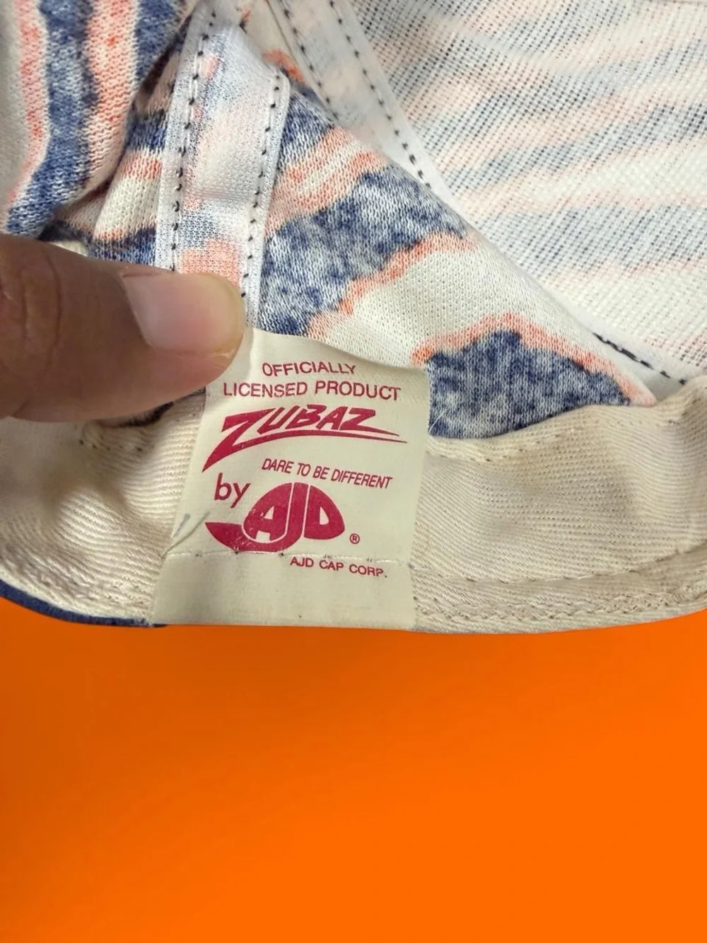 Vintage 90s Zubaz NFL Chicago Bears hat